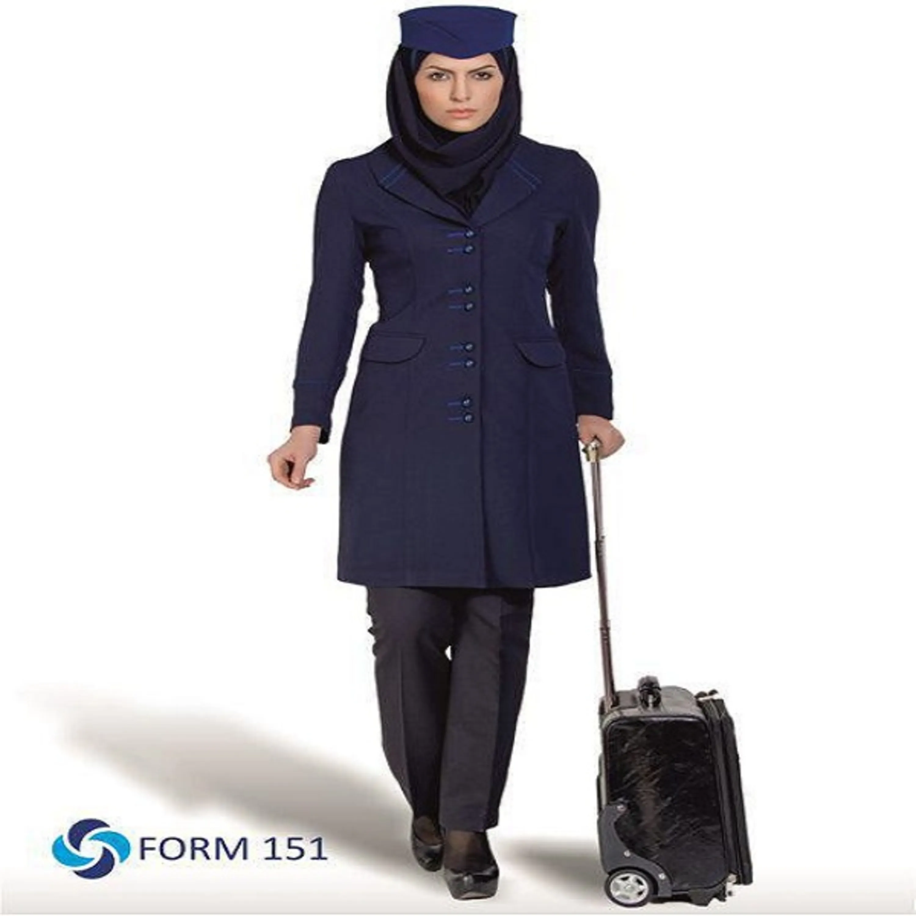 مانتو و شلوار اداری مدل فاستونی یقه آرشال کد 151 مانتو و شلوار اداری مدل فاستونی یقه آرشال کد 151